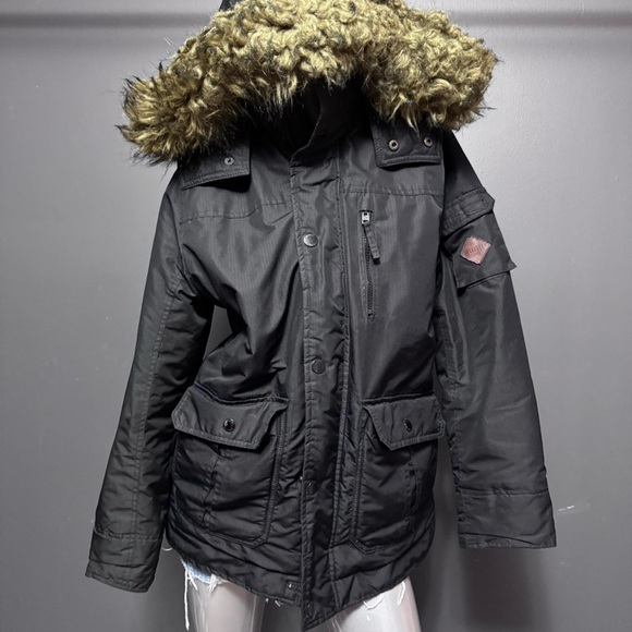 Hollister MENS Faux-Fur Hood Winter Jacket - Picture 2 of 6